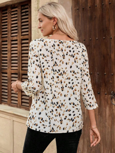 EMERY ROSE Blusa de cuello redondo - Imagen 3